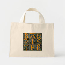 Barrister square transparent bag