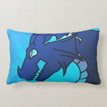 Barroth the Dragon Magician throw pillow lumbar