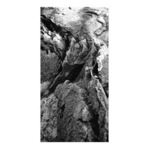 Basalt rocks photo card