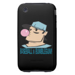 Baseball And Bubblegum Tough iPhone 3 Cases