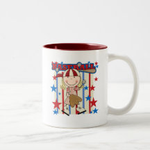 BASEBALL - Blonde Girl T-shirts and Gifts Mug