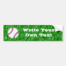 Baseball Bumper Sticker