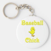 Baseball  Chick Key Chains