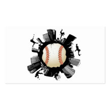 Baseball City Business Card Template