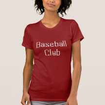 Baseball Club Business Name Shirts T-Shirts
