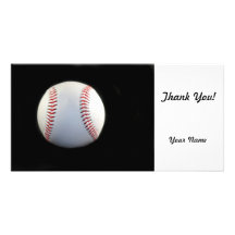 Baseball Customized Photo Card