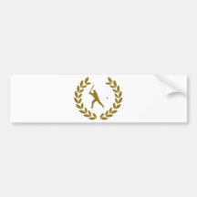 baseball deluxe bumper sticker