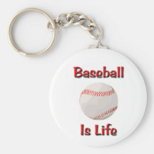 Baseball Is Life Key Chains