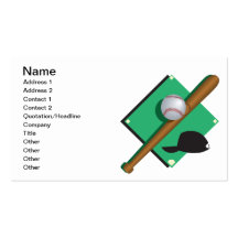 Baseball Is My Heart Business Card