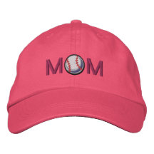 Baseball Mum Embroidered Baseball Cap