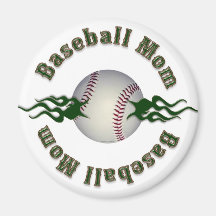 Baseball Mum Fridge Magnet
