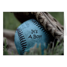 Baseball New Baby Card