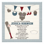 Baseball Themed Baby Shower Invitations
