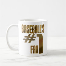 Baseball's Number One Fan Coffee Mugs