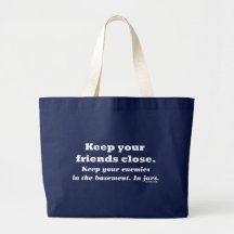 Basement Friends Canvas Bag