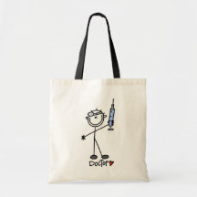 Basic Stick Figure Doctor Tote Bag