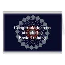 Basic Training Congratulations Greeting Cards
