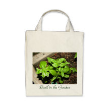Basil in the Garden Bags
