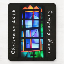 Basilica Stained Glass Mousepad for Christmas