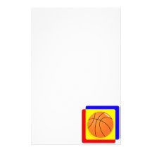 Basket ball stationery paper