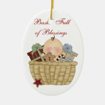 Basket Full of Blessings Christmas Ornaments