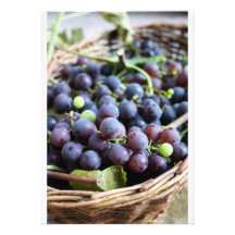 Basket of Grapes Invitation