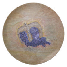 Basket of Grapes Plate