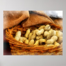 Basket of Peanuts Print