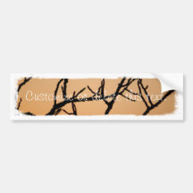 Basket of Sunset; Customisable Bumper Stickers