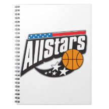 Basketball All Stars Note Book