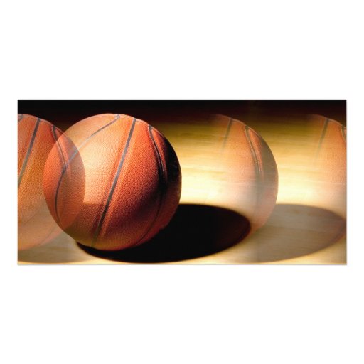 Basketball Ball Photo Card Template