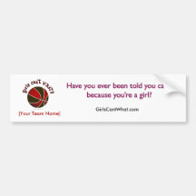 Basketball - Black/Red Bumper Sticker