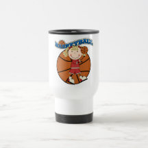 BASKETBALL Blonde Girl T-shirts and Gifts Coffee Mugs
