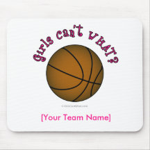 Basketball - Brown/Pink Mousepad