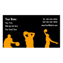 Basketball Business Cards