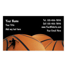 Basketball Business Cards