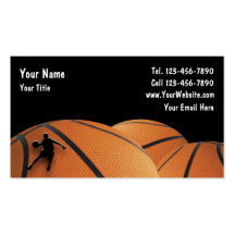 Basketball Business Cards