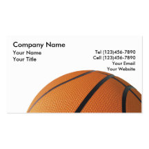 Basketball Business Cards