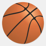 basketball circle stickers