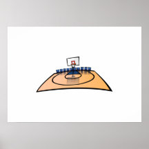 Basketball Court Posters