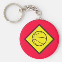 BASKETBALL crossing Keychain