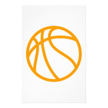BASKETBALL CUSTOM STATIONERY