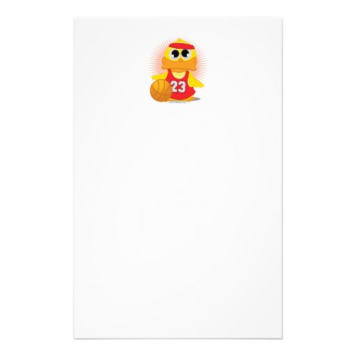 Basketball Duck Stationery