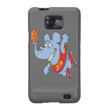 basketball elephant cartoon samsung galaxy s case