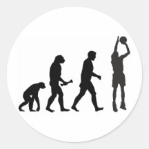 Basketball Evolution Sticker