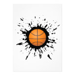 Basketball Explosion Personalised Invitation