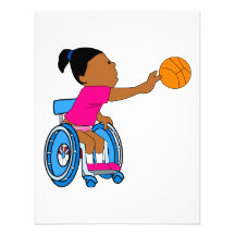 Basketball girl invitation