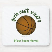 Basketball - Green Mousepad