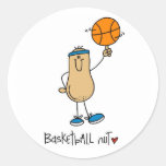 Basketball Nut T-shirts and Gifts Sticker