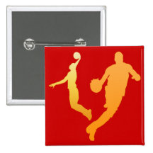 Basketball Players Buttons